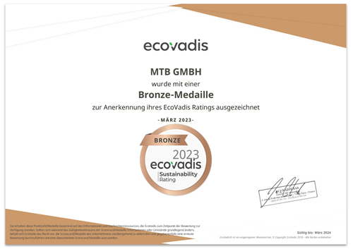 ecovadis Zertifikat